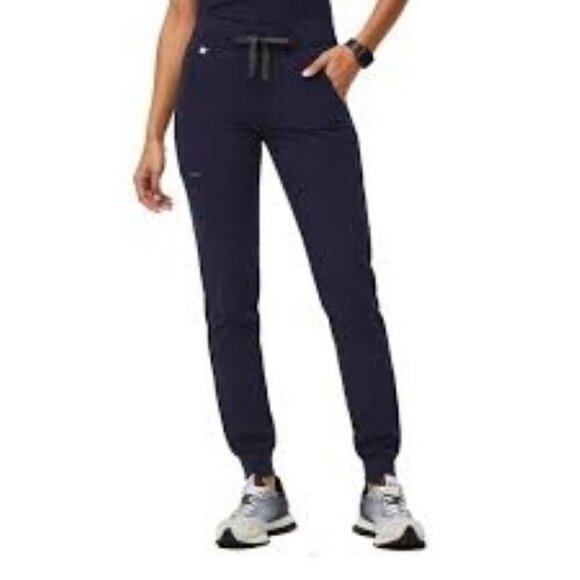 Figs Dark Blue Zamora Jogger Scrub Pants - Picture 1 of 8